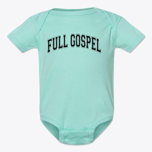 Full Gospel Christian Academy Varsity Arch Baby Onesie