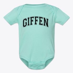 Giffen Memorial Elementary School Varsity Arch Baby Onesie