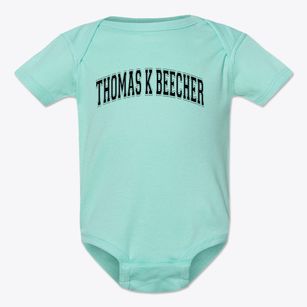 Thomas K Beecher Elementary School Varsity Arch Baby Onesie