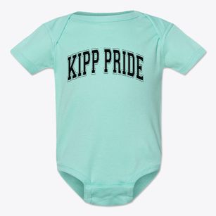 Kipp Pride Varsity Arch Baby Onesie