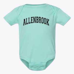 Allenbrook Elementary School Varsity Arch Baby Onesie