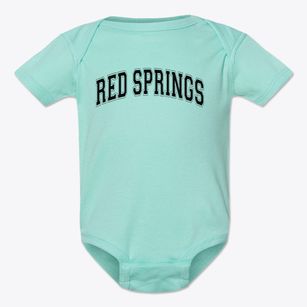Red Springs High School Varsity Arch Baby Onesie