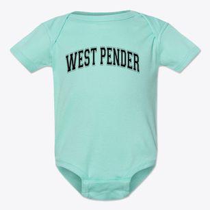 West Pender Middle School Varsity Arch Baby Onesie