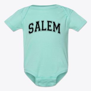 Salem Academy Varsity Arch Baby Onesie