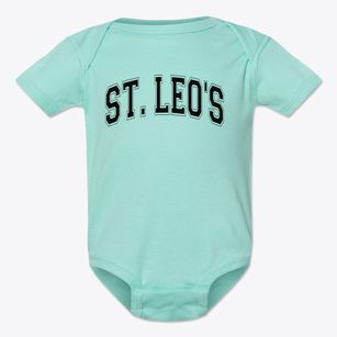 Saint Leo's Catholic School Varsity Arch Baby Onesie