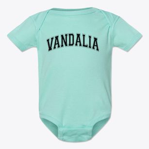 Vandalia Christian School Varsity Arch Baby Onesie