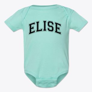 Elise Middle School Varsity Arch Baby Onesie