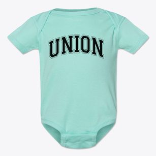 Union Elementary School Varsity Arch Baby Onesie