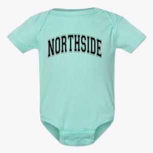 Northside Elementary School Varsity Arch Baby Onesie