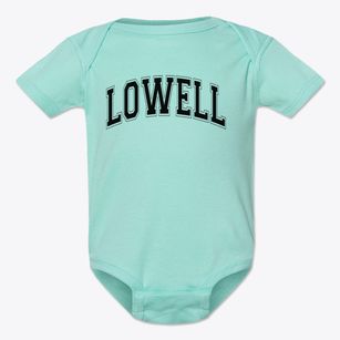 Lowell Academy Varsity Arch Baby Onesie