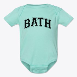 Bath Elementary School Varsity Arch Baby Onesie