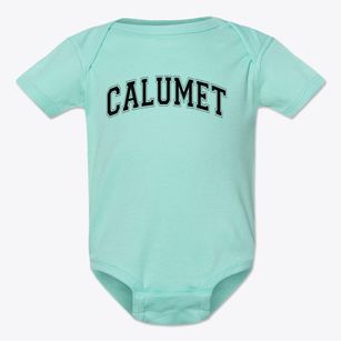 Calumet Christian School Varsity Arch Baby Onesie