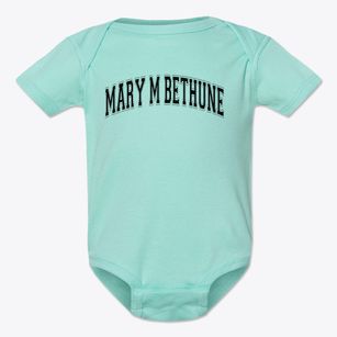 Mary M Bethune School Varsity Arch Baby Onesie