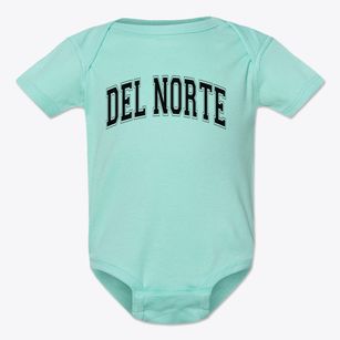 Del Norte Elementary School Varsity Arch Baby Onesie