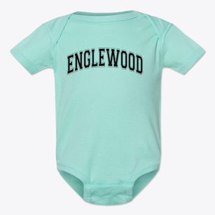 Englewood Elementary School Varsity Arch Baby Onesie