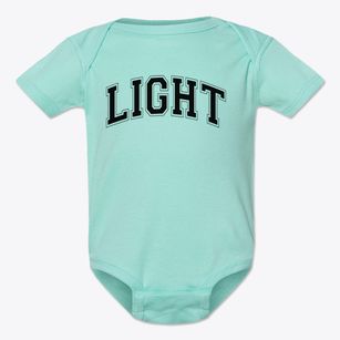 Light Middle School Varsity Arch Baby Onesie