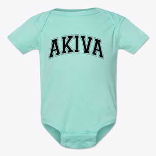 Akiva Academy Varsity Arch Baby Onesie