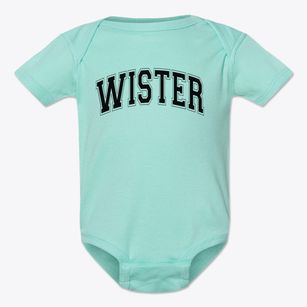 Wister School Varsity Arch Baby Onesie
