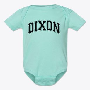 Dixon Upper Elementary School Varsity Arch Baby Onesie