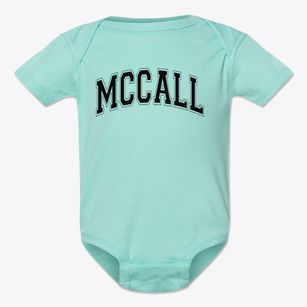 Mccall Middle School Varsity Arch Baby Onesie