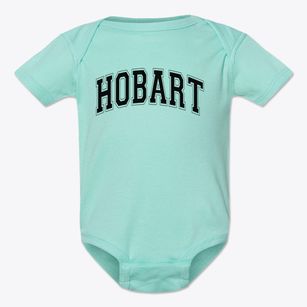 Hobart High School Varsity Arch Baby Onesie