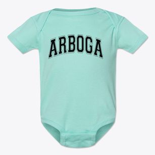 Arboga Elementary School Varsity Arch Baby Onesie
