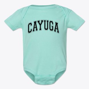 Cayuga Elementary School Varsity Arch Baby Onesie