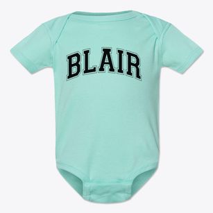 Blair Christian Academy Varsity Arch Baby Onesie