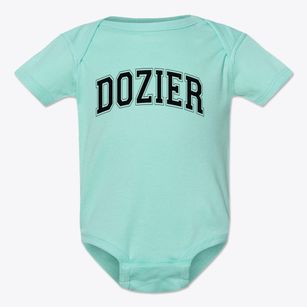 Dozier Elementary School Varsity Arch Baby Onesie