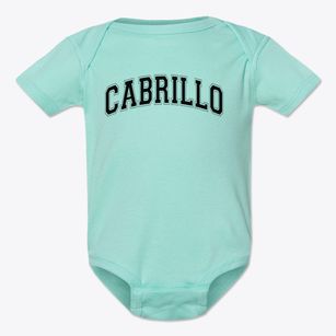 Cabrillo Elementary School Varsity Arch Baby Onesie
