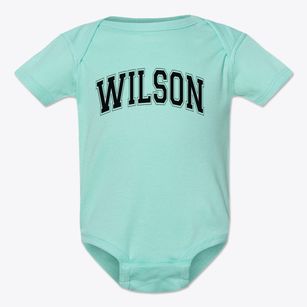 Wilson Early Childhood Center Varsity Arch Baby Onesie