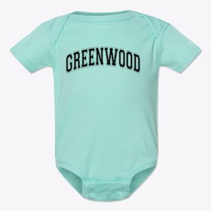 Greenwood Elementary School Varsity Arch Baby Onesie
