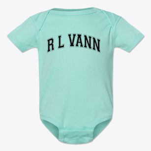 R L Vann Elementary School Varsity Arch Baby Onesie