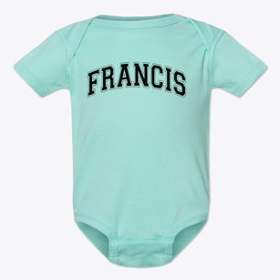 Francis J Varieur Elementary School Varsity Arch Baby Onesie