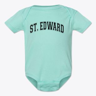 St Edward Parish Varsity Arch Baby Onesie