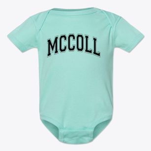 Mccoll Elementary School Varsity Arch Baby Onesie