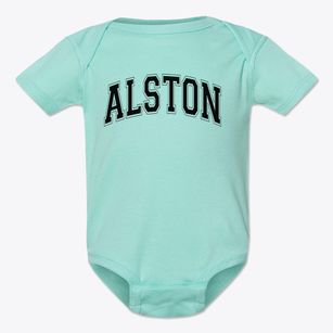 Alston Middle School Varsity Arch Baby Onesie