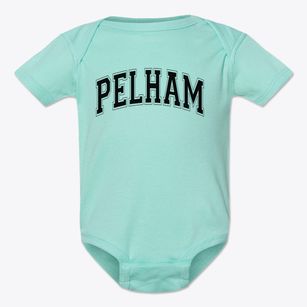 Pelham Elementary School Varsity Arch Baby Onesie