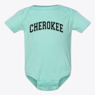 Cherokee Middle School Varsity Arch Baby Onesie