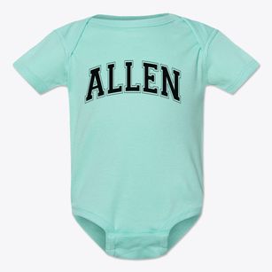 Allen Elementary School Varsity Arch Baby Onesie