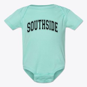 Southside High School Varsity Arch Baby Onesie