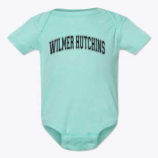 Wilmer Hutchins High School Varsity Arch Baby Onesie