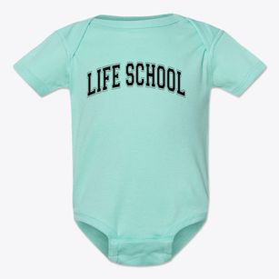 Life School - Oak Cliff Varsity Arch Baby Onesie