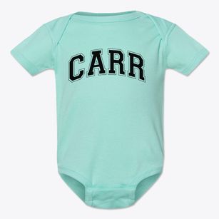 Carr Early Childhood Center Varsity Arch Baby Onesie