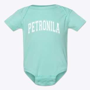 Petronila Elementary School Varsity Arch Baby Onesie