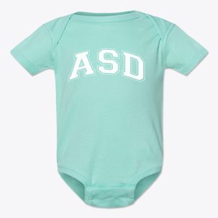Austine School For The Deaf Varsity Arch Baby Onesie
