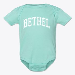 Bethel Christian School Varsity Arch Baby Onesie