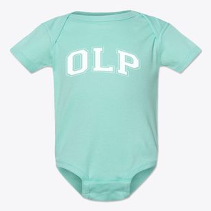 Academy Of Our Lady Of Peace Varsity Arch Baby Onesie