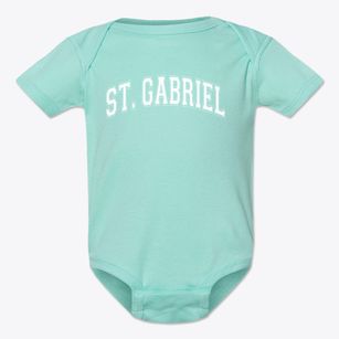 Saint Gabriel School Varsity Arch Baby Onesie