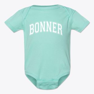 Bonner Elementary School Varsity Arch Baby Onesie